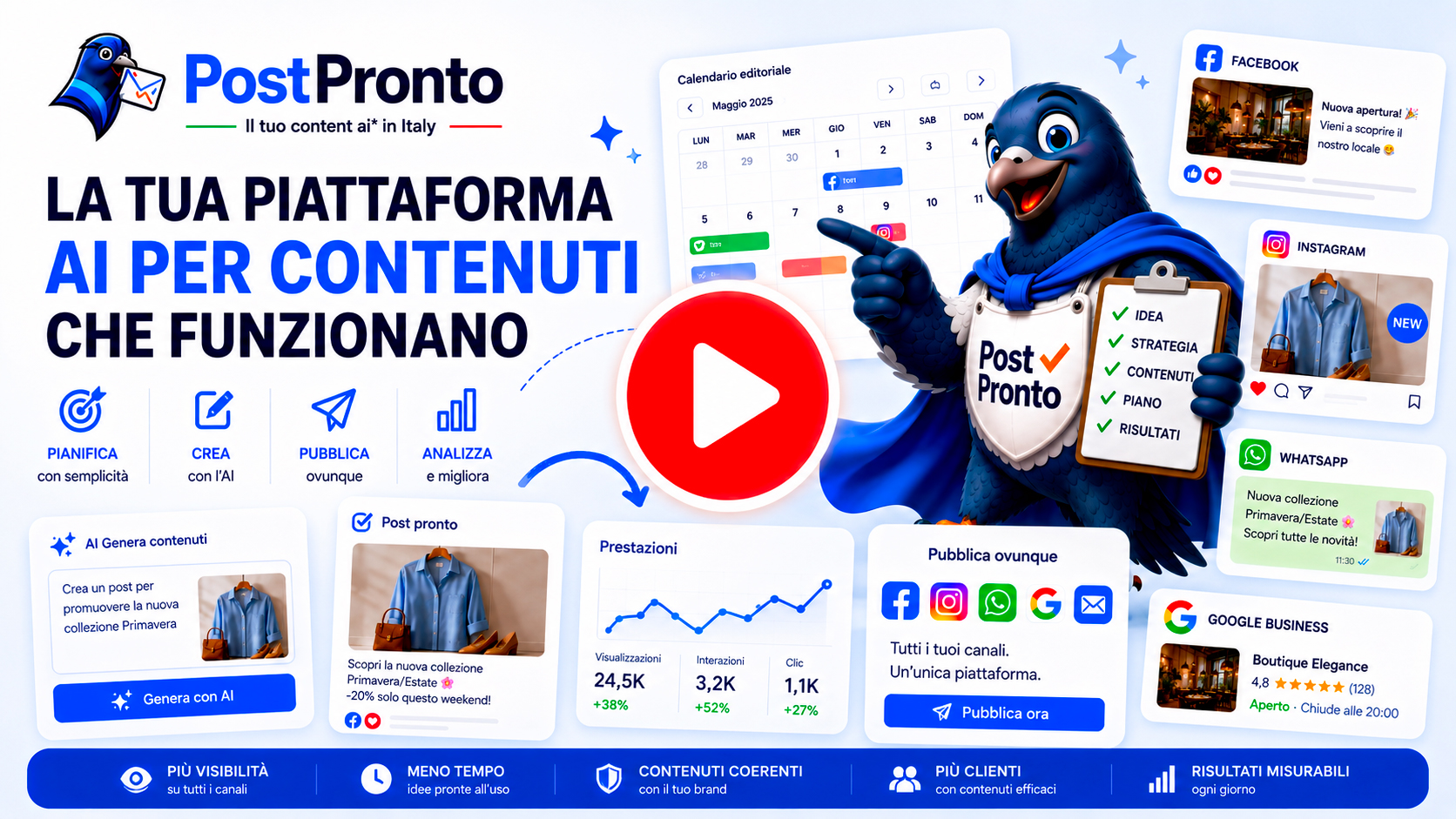 Video introduttivo PostPronto per agenzie