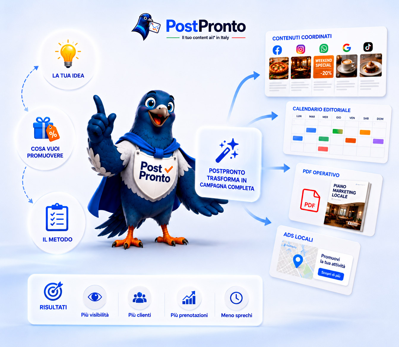PostPronto - campagne marketing per attività locali