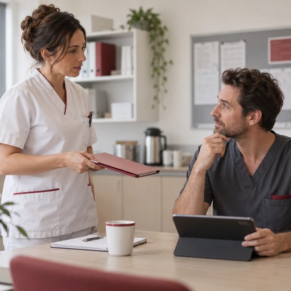 Information handover between care professionals
