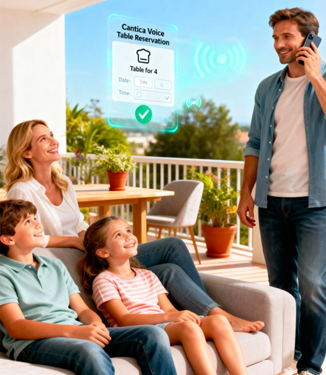 Cantica Voice Table Reservation