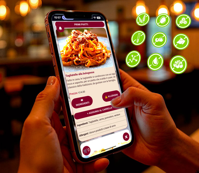Ingredienti e allergeni sempre in vista