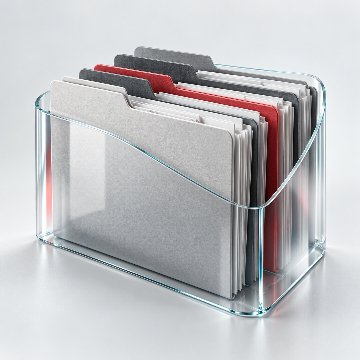 Documents held in a protective enclosure