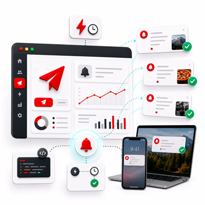 Invio notifiche manuali automatiche Willy Push