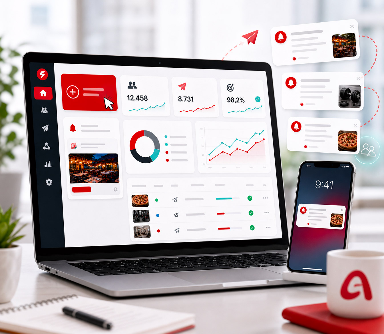Willy Push - notifiche push web e PWA