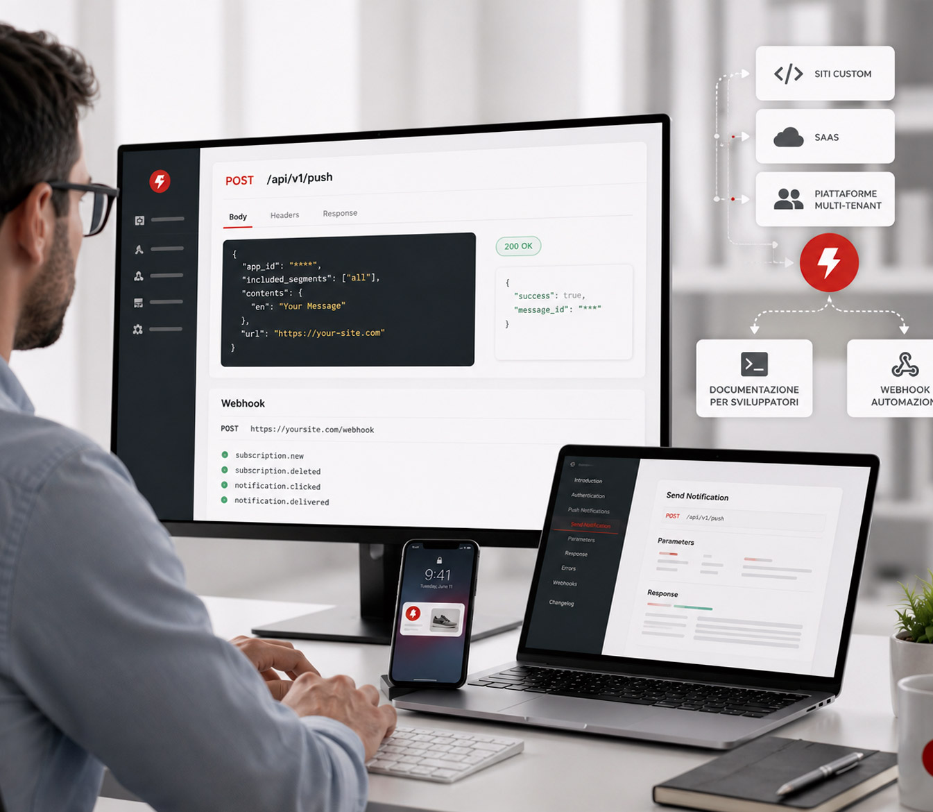 Willy Push - notifiche push web e PWA